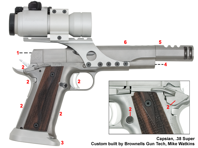 Brownells Dream Build 1911 Catalog #4 - Dream Gun® 3 Esploso - Brownells  Italia