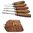 Set di scalpelli per intaglio legno Gunstock da U.J. Ramelson. Include 5 pezzi per incisione e restauro. Perfetto per artigiani! 🪵✂️ Scopri di più!