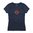 MAGPUL WOMEN'S SUN'S OUT CVC T-SHIRT NAVY HEATHER LARGE