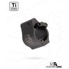 SUPERLATIVE ARMS AR-15 SOLID TITANIUM ADJUSTABLE GAS BLOCK .875" BLACK