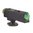 Mire anteriori in fibra ottica verde per Glock® di NOVAK. Perfette per tutte le condizioni di luce. Facile installazione a vite. Scopri di più! 🌟🔫